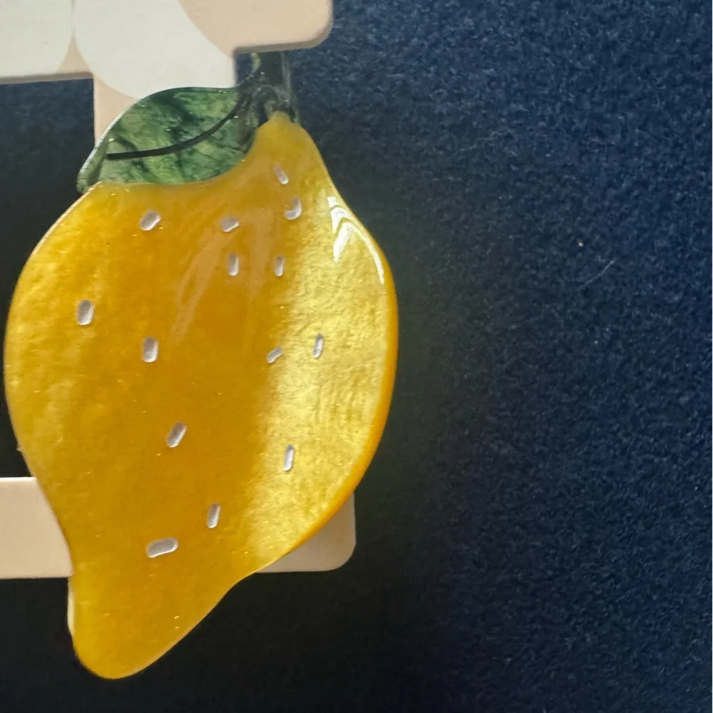 Piper K Avocado 🥑 and Lemon 🍋 Hair Clips - fun for all ages-add a pop of color!